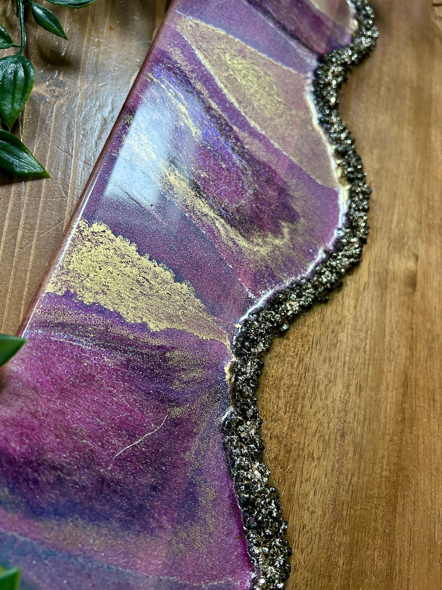 Resin Art Acacia Wood Serving Board