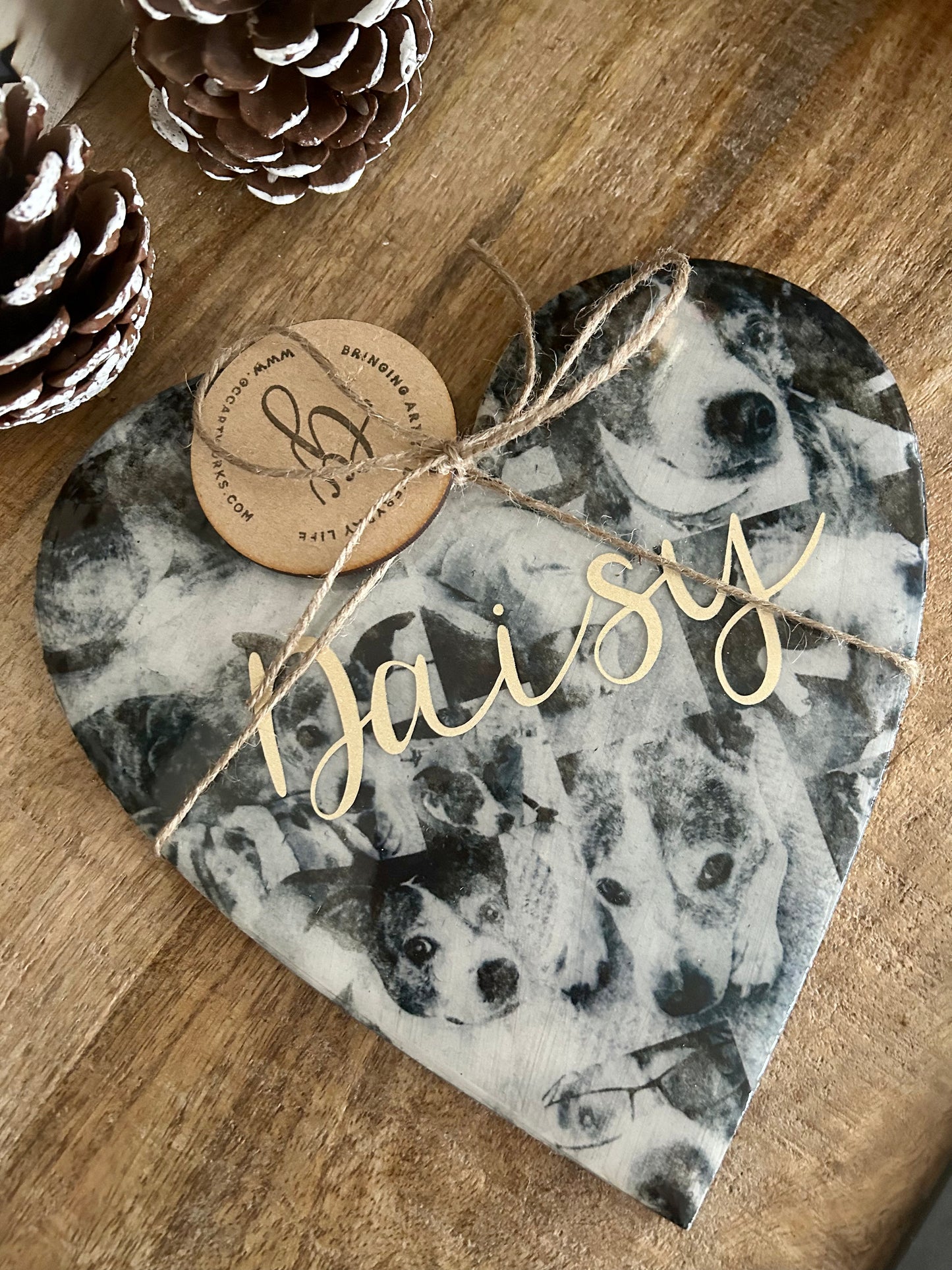 Memorial Photo Resin Artwork