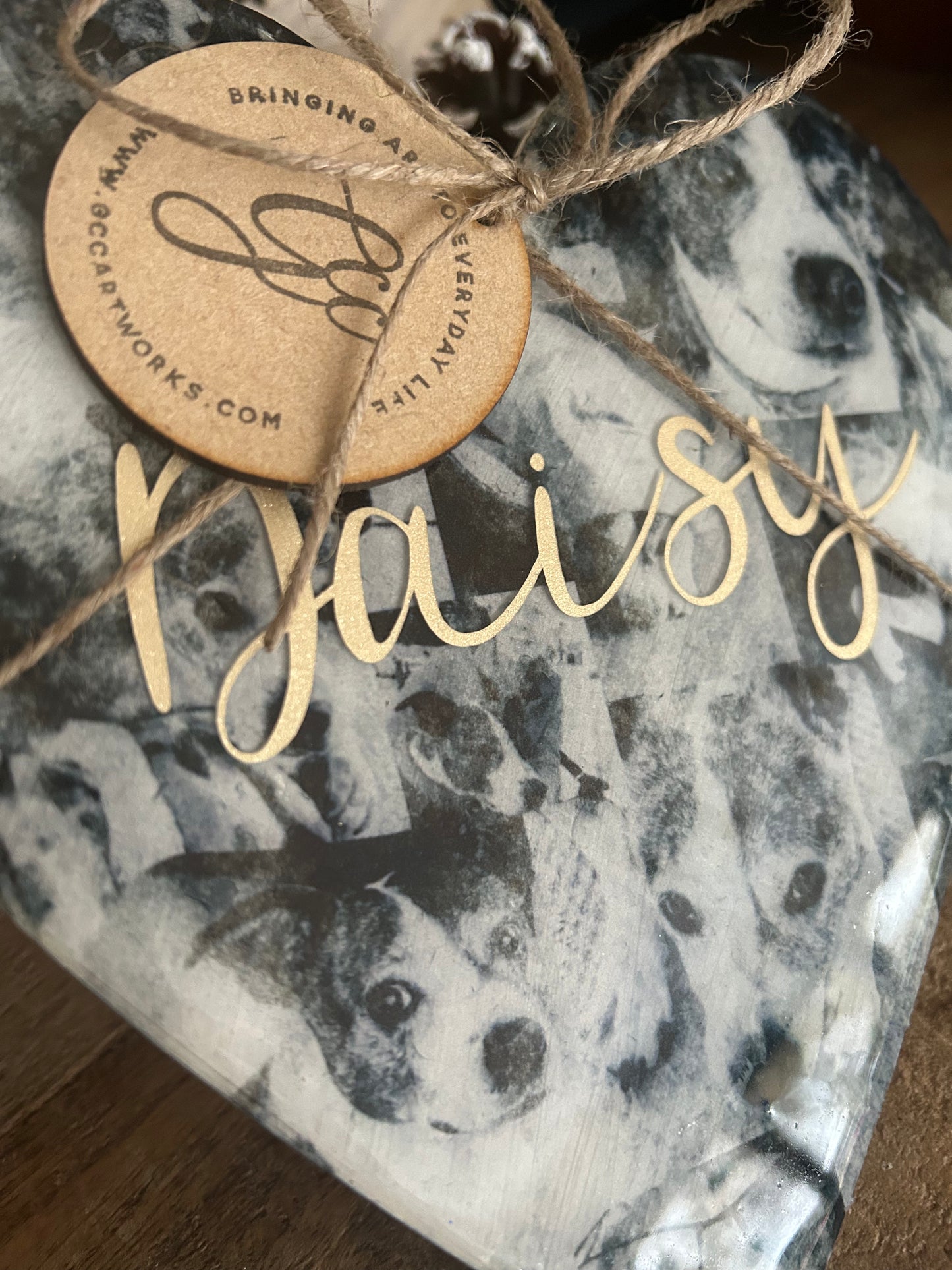 Memorial Photo Resin Artwork