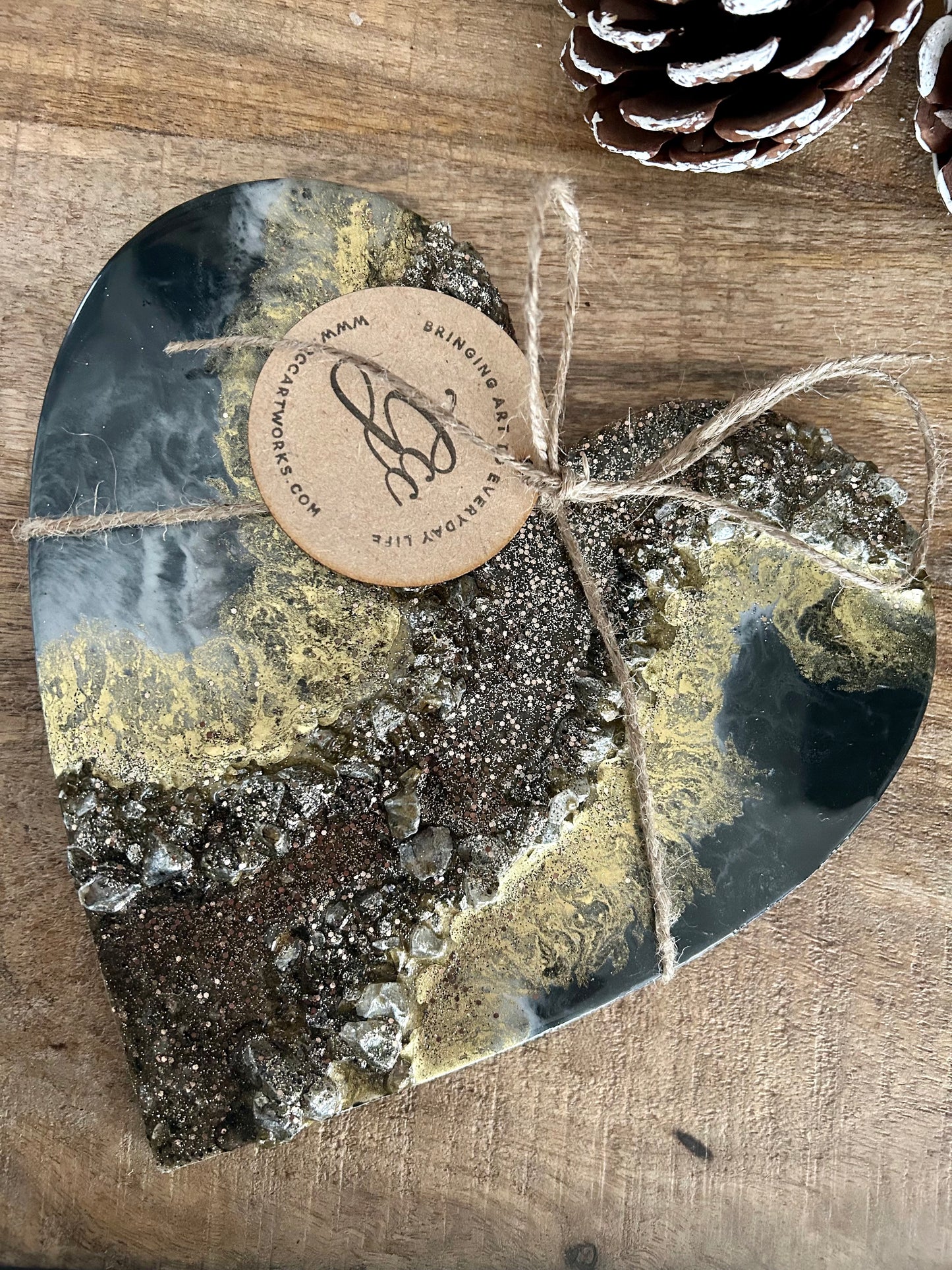 Memorial Ashes Resin Artwork