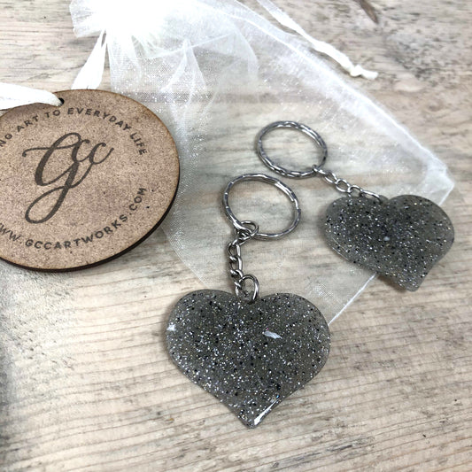 Memorial Ashes Preserved in Resin Keyring