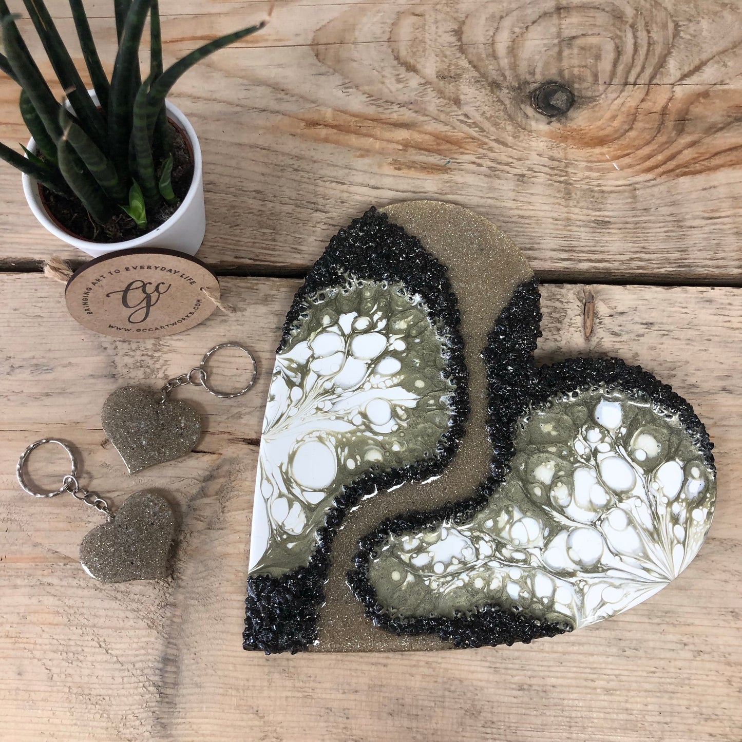 Memorial Ashes Resin Artwork