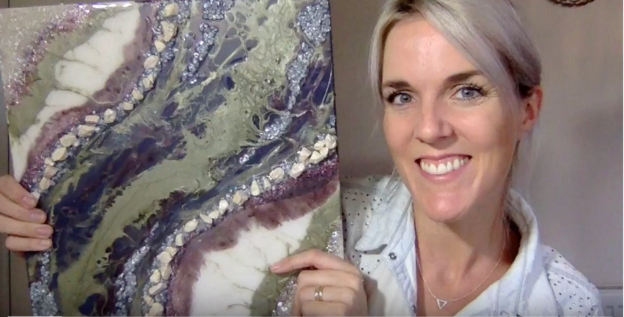 Who Am I and What is Fluid Art? - MY VIDEO DEBUT!!
