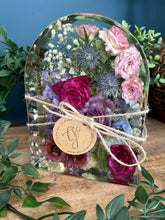 Wedding / Memorial Flowers Preserved in Resin Arch - 23cm