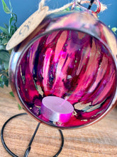 Alcohol Ink Candleholder - Purple Multi