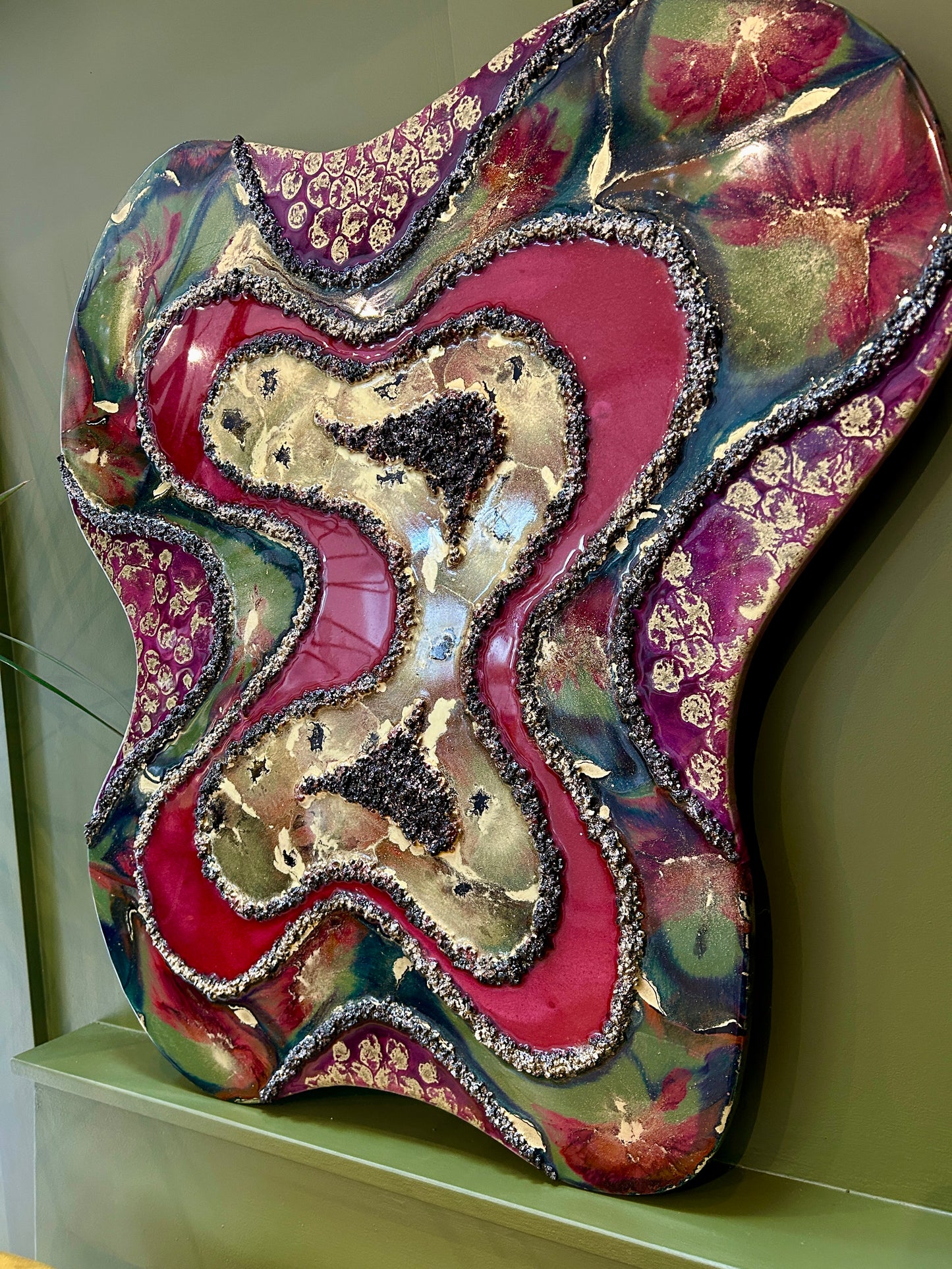 BOHEMIA - Resin and Alcohol Ink Original Abstract Artwork