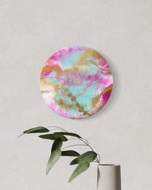 UNICORN PLANET - Resin and Ink Original Hanging Artwork
