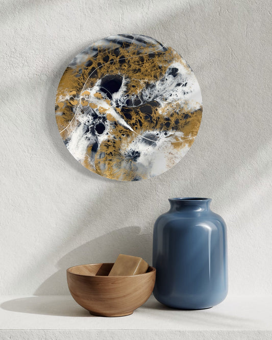 MOONSTORM - Resin and Ink Original Hanging Artwork