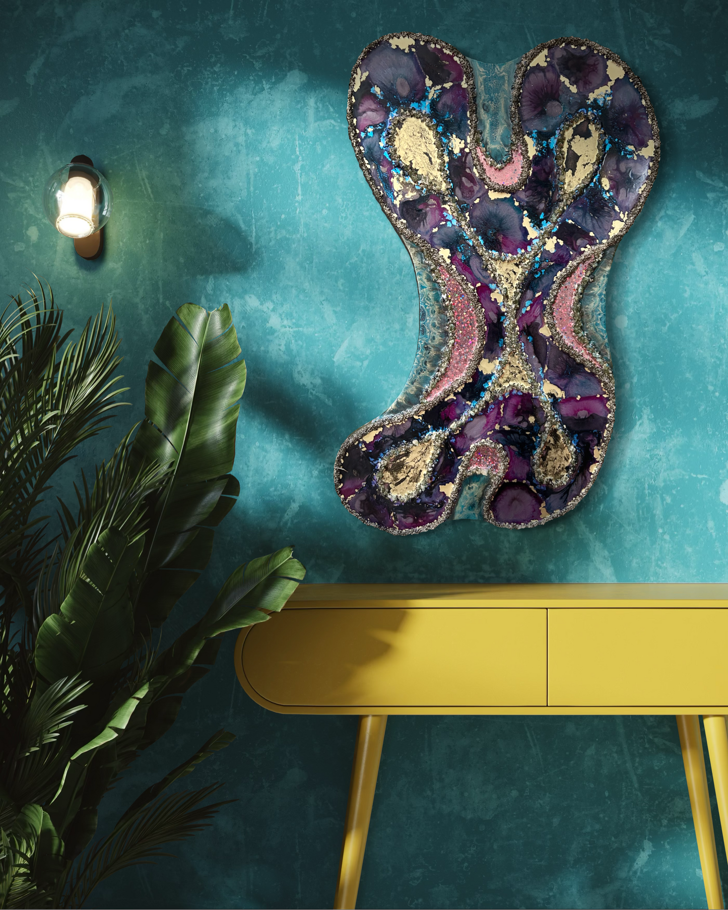 ELYSIUM - Resin and Ink Original Artwork