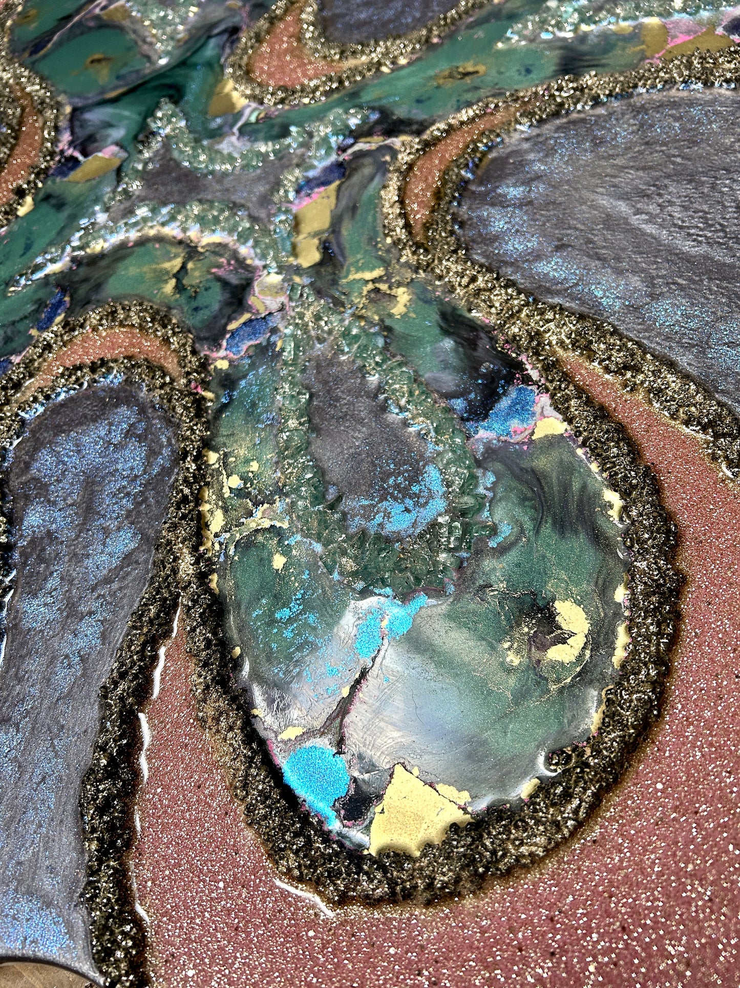 CELESTIA - Resin and Ink Original Artwork