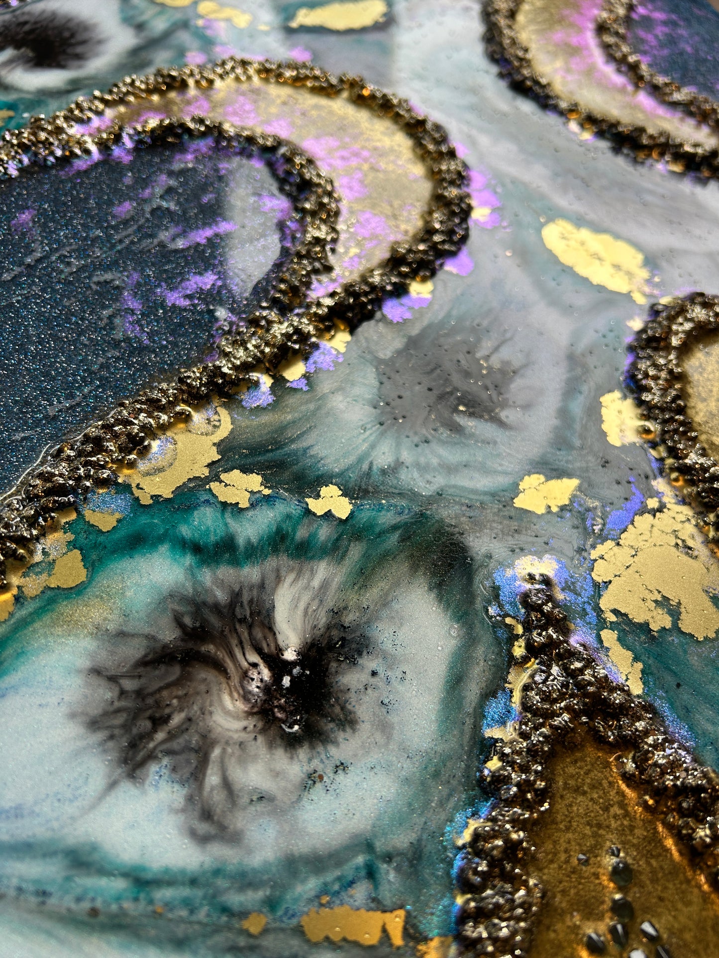 AZURIA - Resin and Ink Original Artwork