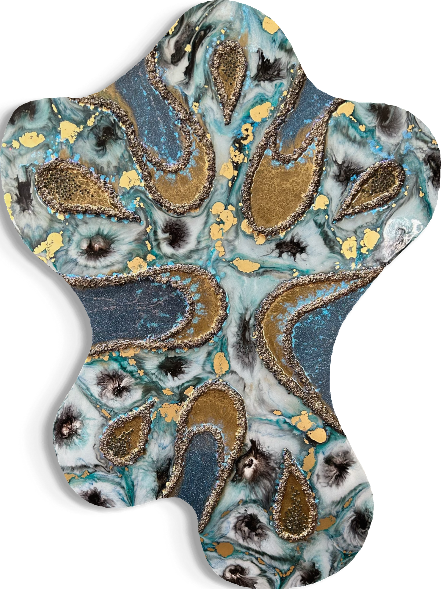 AZURIA - Resin and Ink Original Artwork