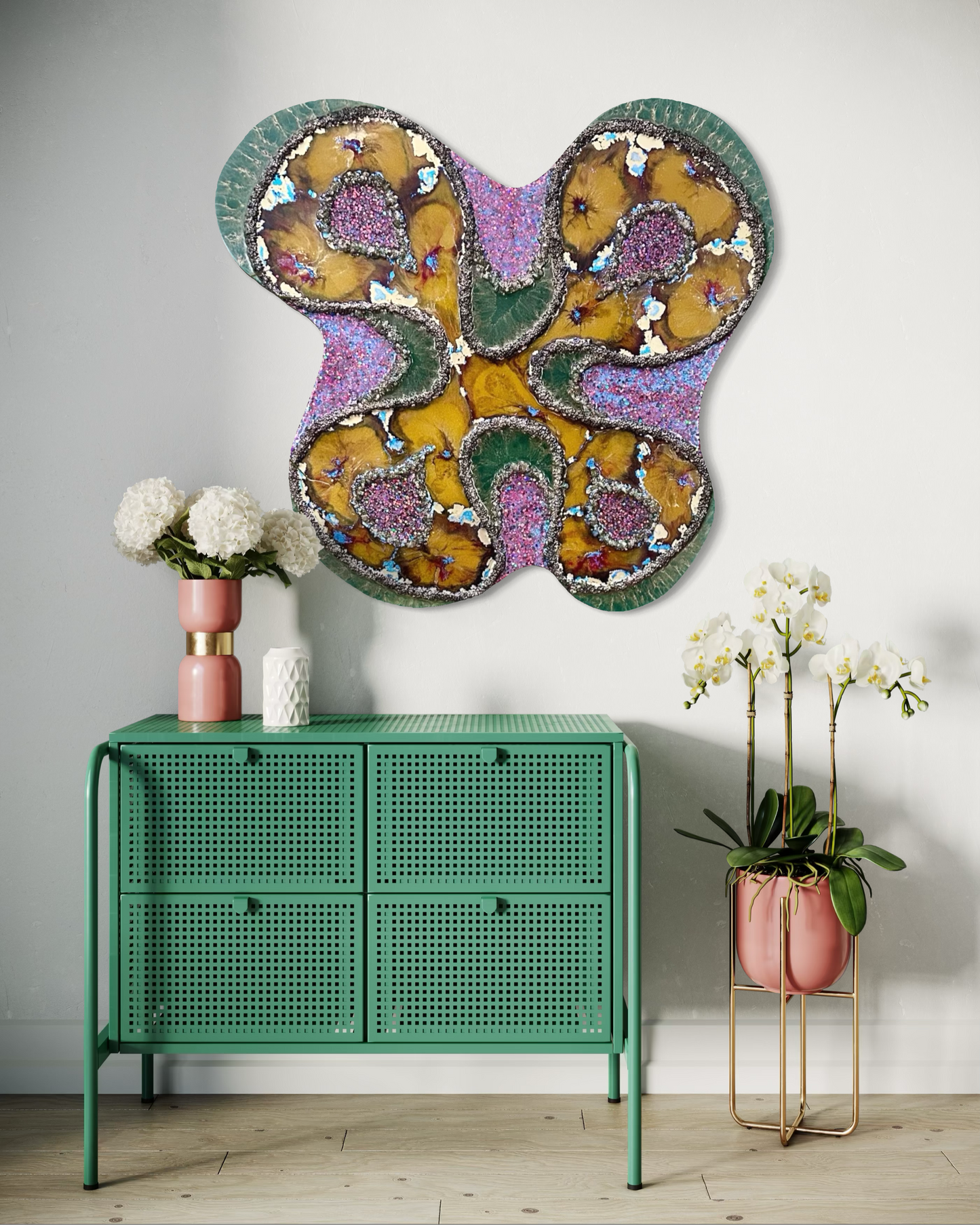 ARCADIA - Resin and Ink Original Artwork