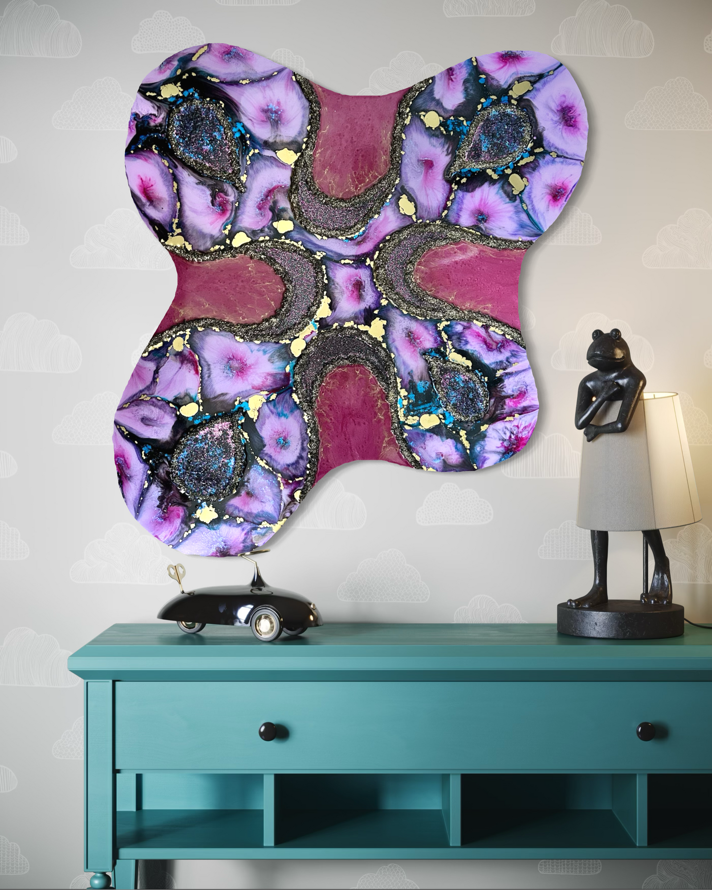 FANTASIA - Resin and Ink Original Artwork