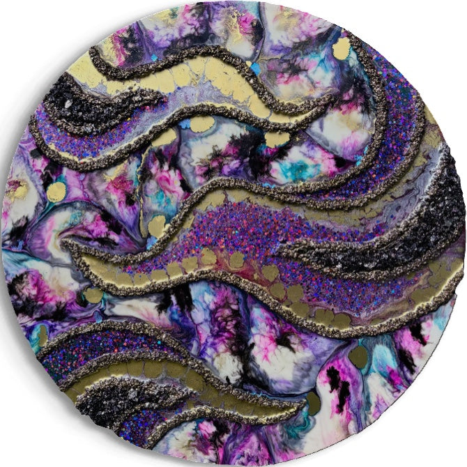 DISCO - Maximalist Resin and Ink Original Artwork