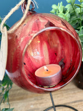 Alcohol Ink Candleholder - Pink and Gold